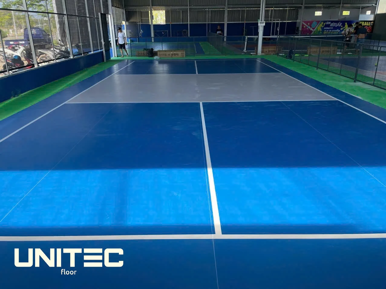 Cung Cấp Và Lắp Đặt Cụm 6 Sân Pickleball PVC